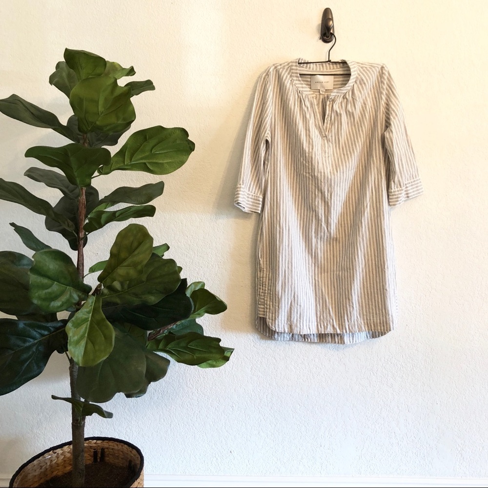 Amount Vert striped dress